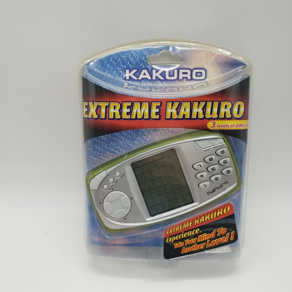 Extreme Kakuro Electronic Hand Held Game Puzzle Game  Brand‎ New Factory Sealed